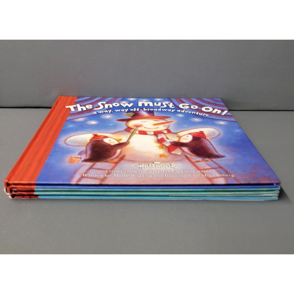 Hallmark Holiday Books Lot Rex Snows Way Grandma's Snow Must Go On Snow Place - Picture 7 of 16